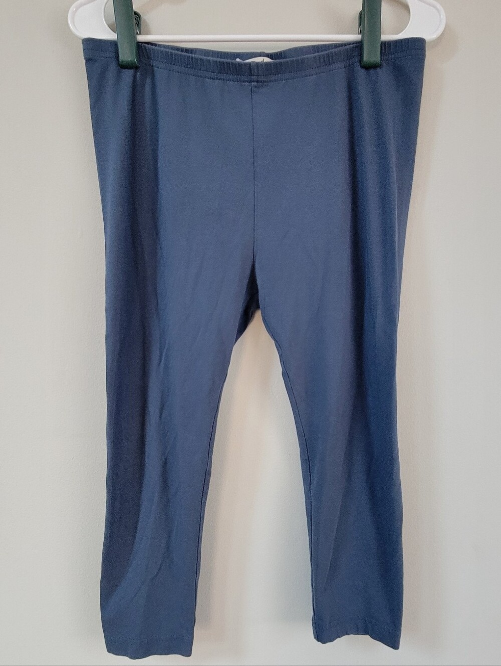 Peruvian Connection Pima Cotton Cropped Leggings Women Size M Layers Base